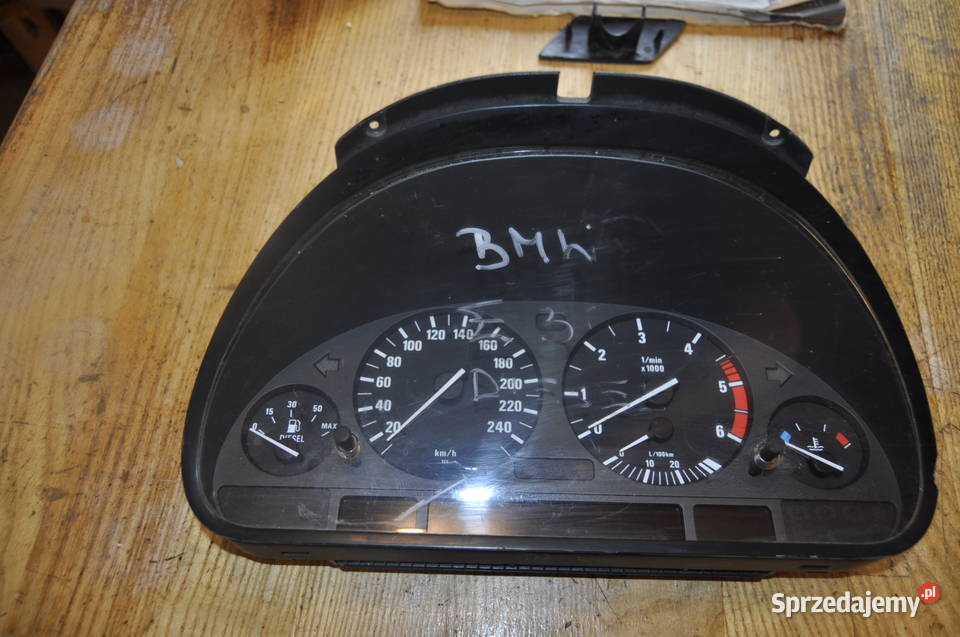 BMW E39 E38 20B 28B Seria 5 Licznik Zegary Liczniki i zegary Sierakowice