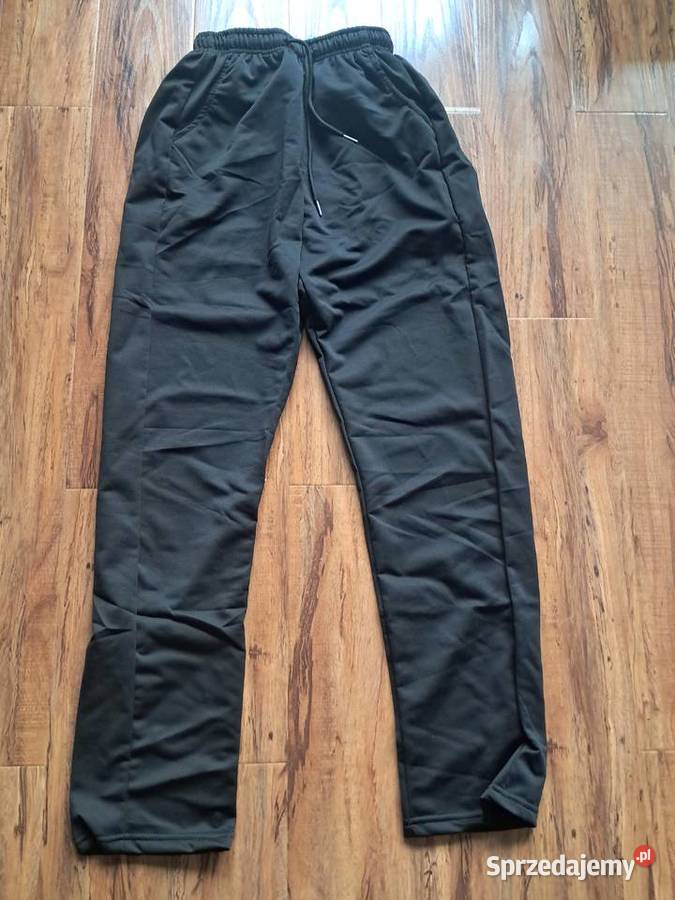 nowe czarne spodnie dresowe rozmiar XS brak