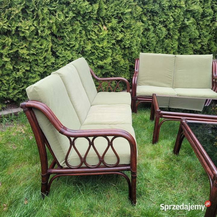 Duży zestaw ogrodowy z bambusa zachodniopomorskie Białogard