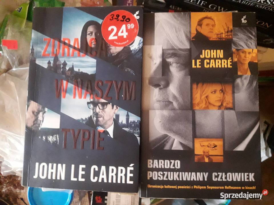 Zestaw 2xJohn Le Carr poszukiwany człowiek Warszawa sprzedam