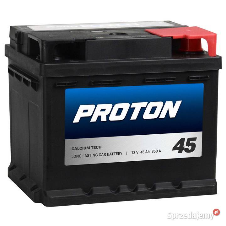 Akumulator PROTON 45Ah 350A EN PRAWY PLUS łódzkie Sieradz