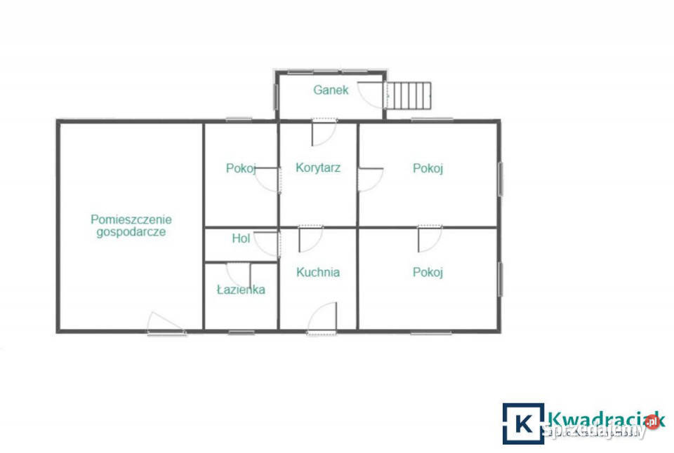 Dom wolnostojący sprzedam 70 metrów Osobnica podkarpackie