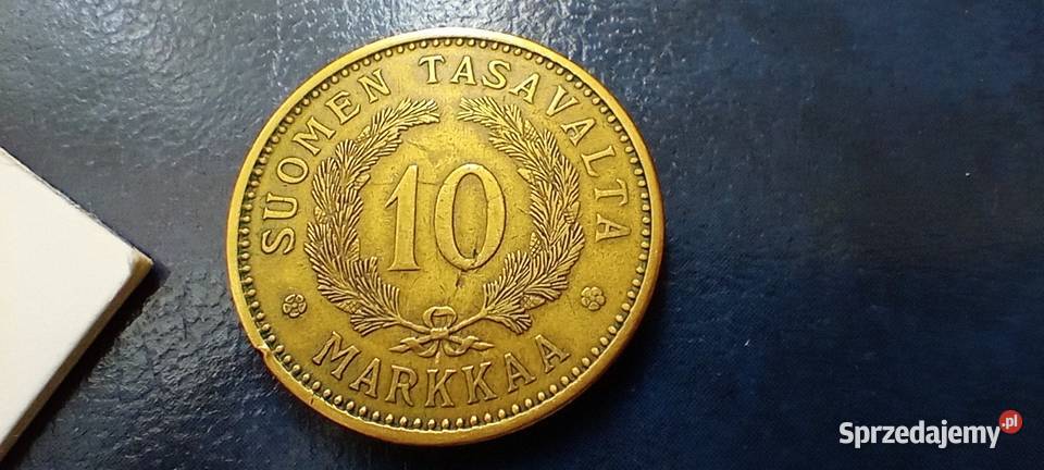 Stare monety 10 marek 1929 Finlandia Lesko