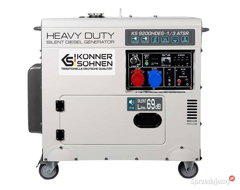 Mocny Generator KS KS 9200HDES Agregat