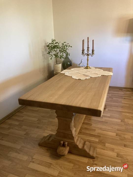 Dębowy stół biesiadny Stoły Wilczyn