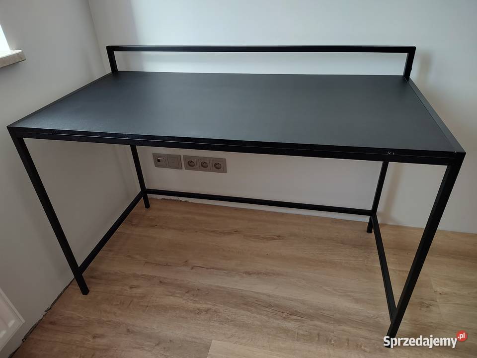 Biurko czarne Tistrup 60X120 Jysk śląskie Gliwice