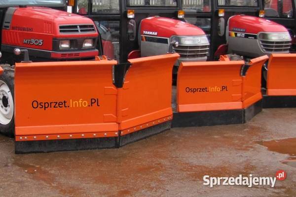 Pług do śniegu strzałkowy 200 do ciągnika Kubota śląskie Bielsko-Biała
