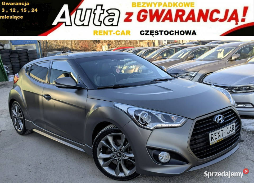 Hyundai Veloster 16TGDi186OPŁACONY Bezwypadkowy Częstochowa