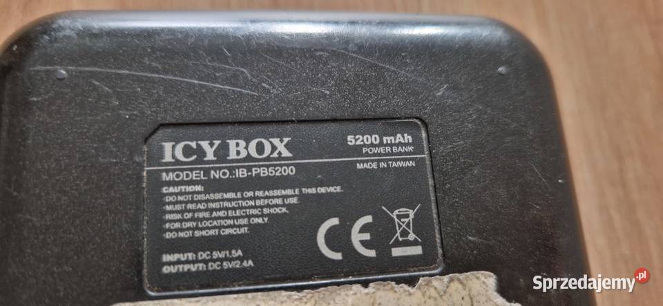 Power Bank icy box IBPB5200 czarny 5200mAh małopolskie Kraków