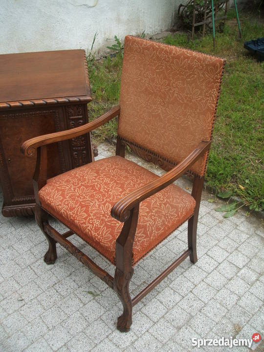 Antyczny komplet gabinetowy 1925 NEORENESANS sprzedam