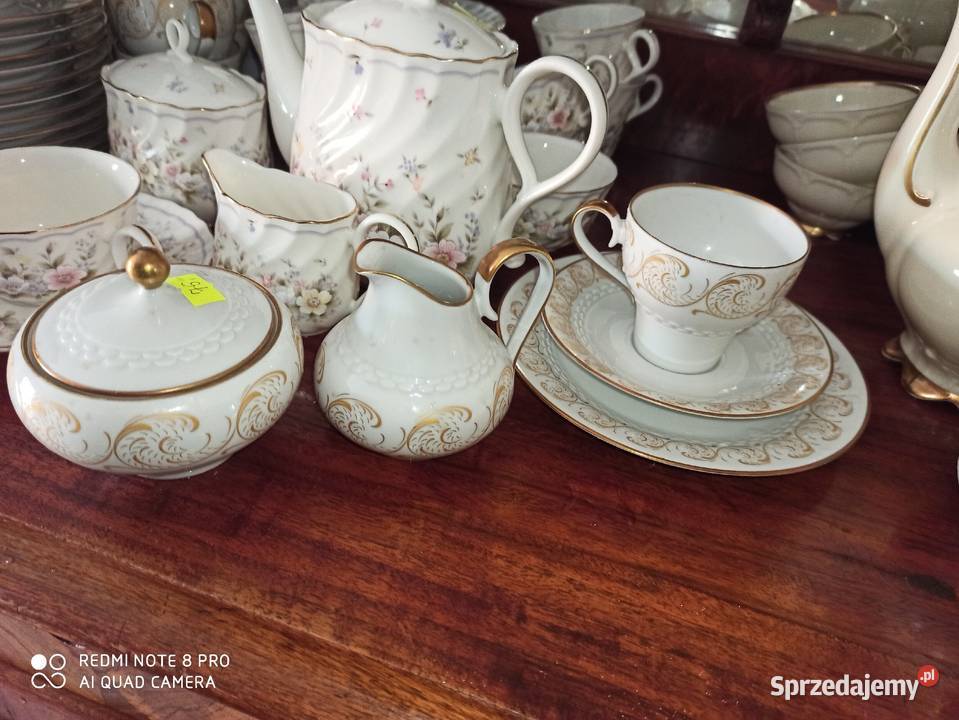 filiżanka z talerzykiem deserowym Hackefors Gdańsk