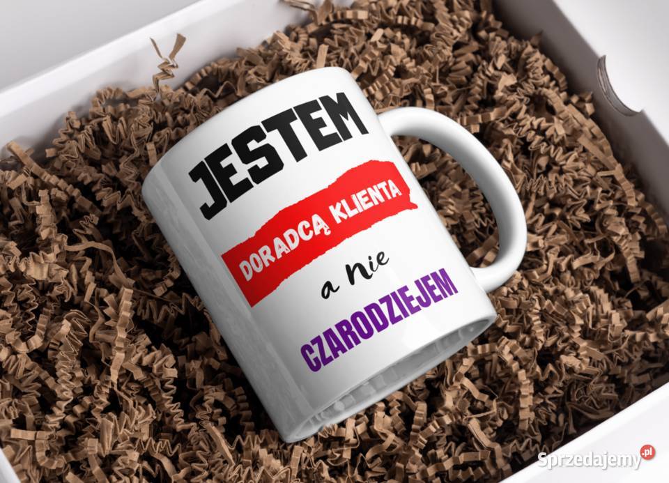 Kubek Nie jestem czarodziejem zabawny gadżet do Kraków