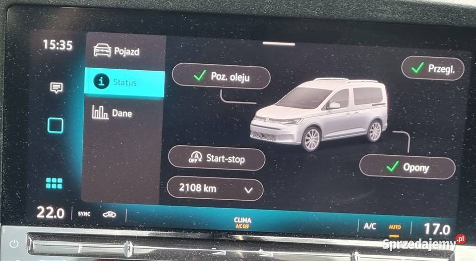Super AUTO Volkswagen Caddy Maxi 15 TSI Life EU6 grafitowy Caddy Otwock