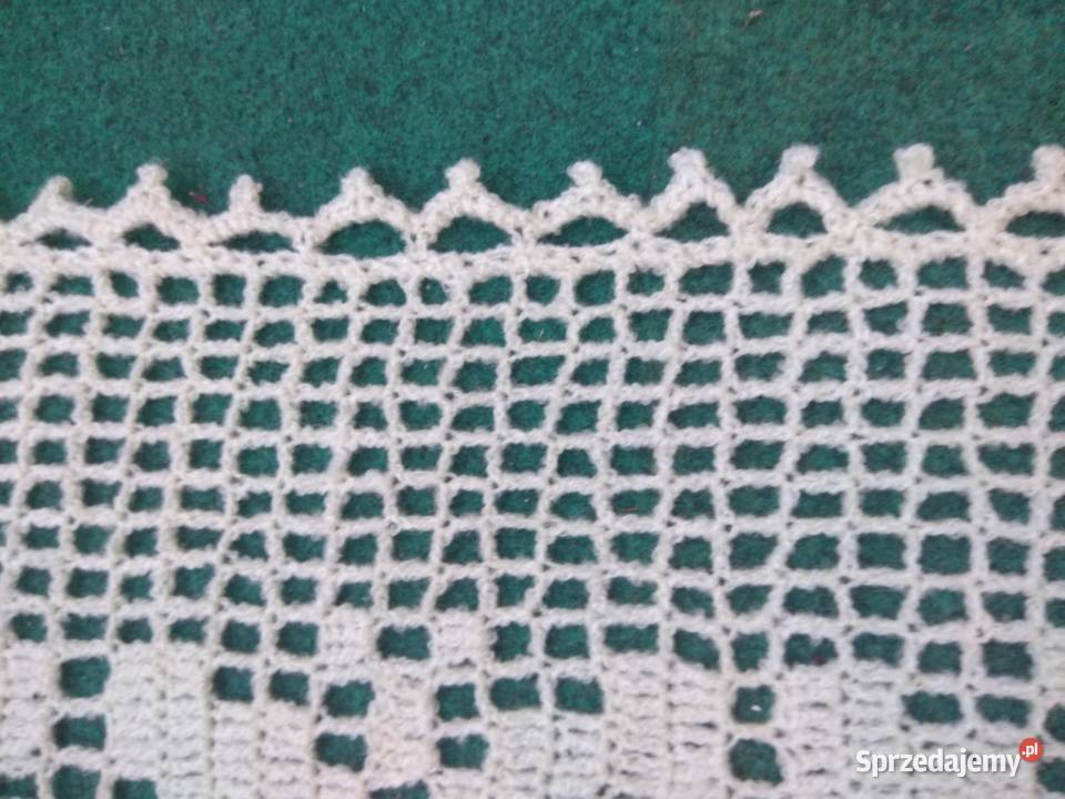 Szydełkowa firanka z motylami 2 sztuki każda ok zachodniopomorskie sprzedam