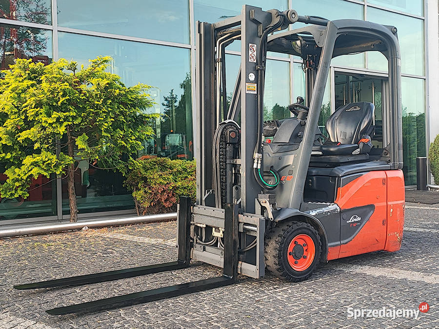 Wózek widłowy elektryczny Linde E1202 hilo 279 m Kęty