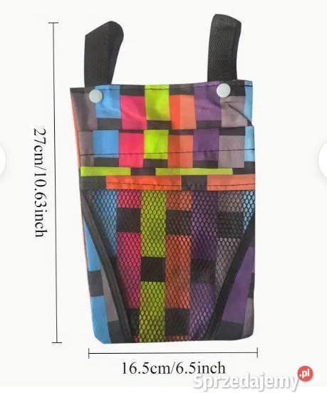 Kolorowa saszetka organizer na rower do Płock