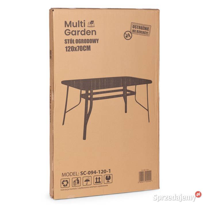Stolik ogrodowy 120x70 Meble ogrodowe opolskie