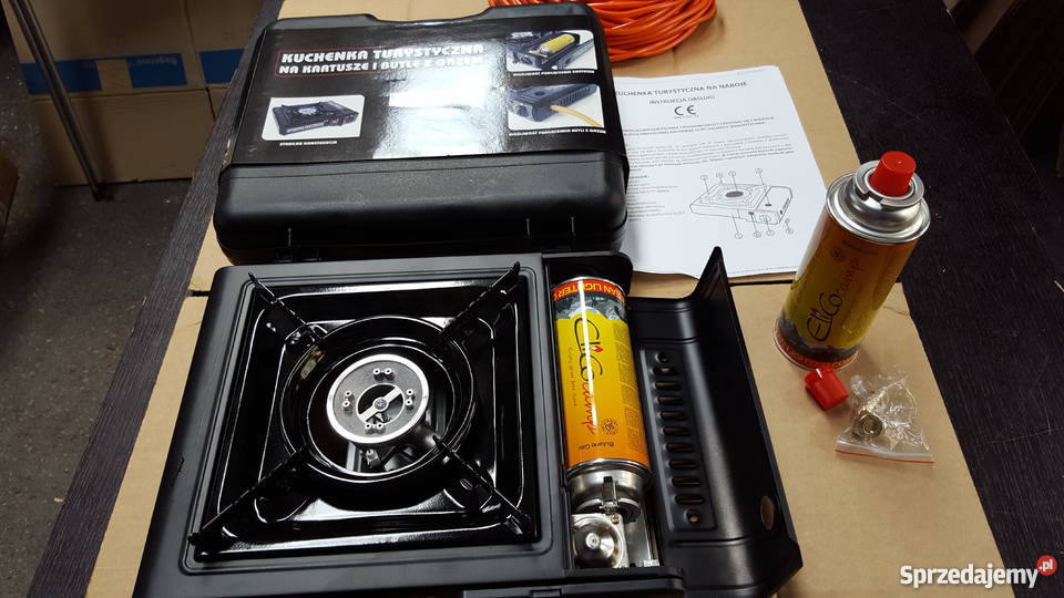Gazowa kuchenka turystyczna polowa gril kuchnia Rzeszotary