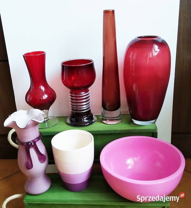 Stary kryształ i wazon Sękacz Horbowy Ceramika i szkło Warszawa