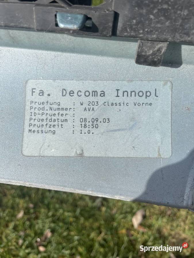 Zderzak przód przedni Mercedes w 203 stan wielkopolskie