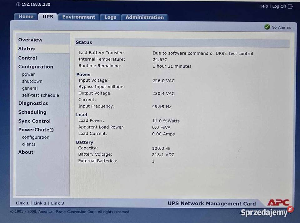 UPS APC SmartUPS SURTR8000 XLi Wrocław sprzedam