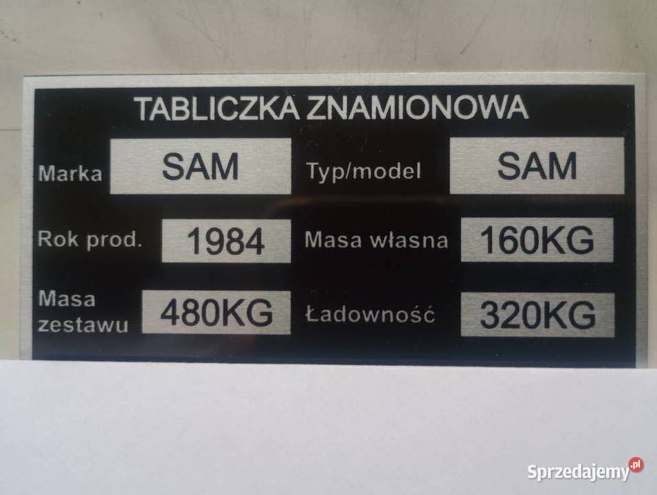 Przyczepka SAMPOZOSTAŁOŚCI zarejestrowana OC DMC Przyczepy i naczepy Oświęcim sprzedam