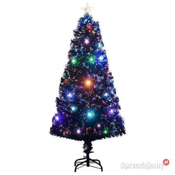 vidaXL Sztuczna choinka z LED i stojakiem 120 mazowieckie Warszawa sprzedam