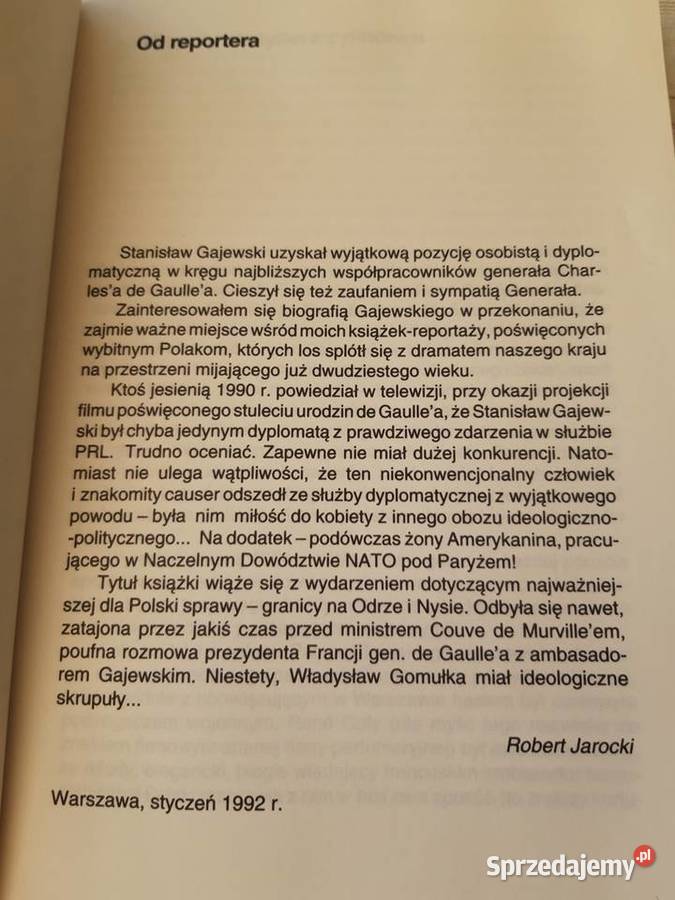 Pięć minut Ambasadora Robert Jarocki PWN 1993 Bielsko-Biała sprzedam