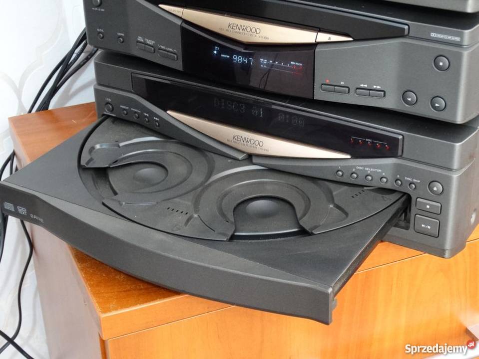 Wieża Kenwood 4 segmenty pilot mocna WYSYŁKA