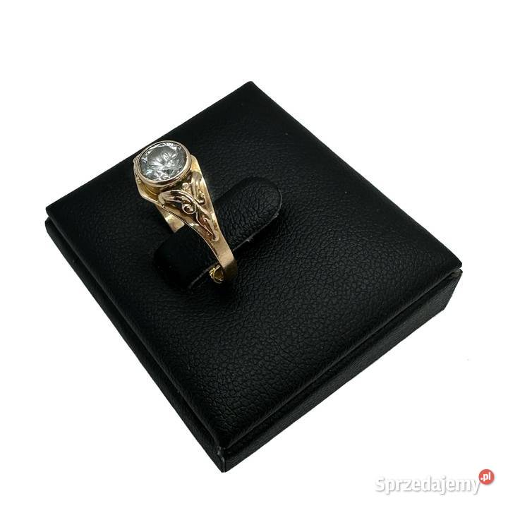 Złoty Pierścionek pr 585 17g R17 warmińsko-mazurskie Elbląg