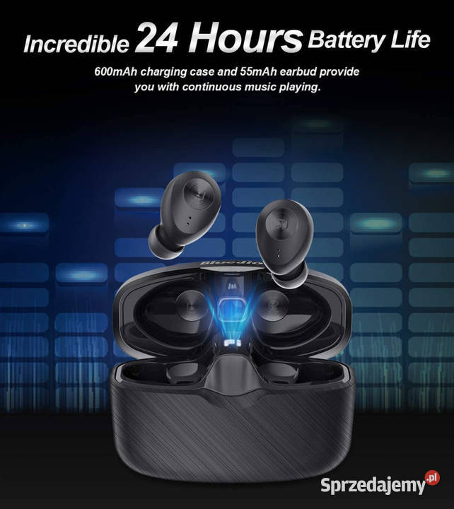 NOWE słuchawki bluetooth TWS aptX dźwięk HiFi Rzeszów