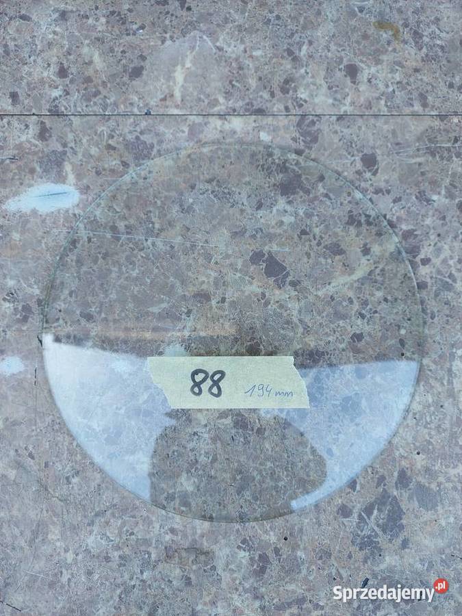 88 Szkło szyba wypukła starego zegara 194mm sprzedam