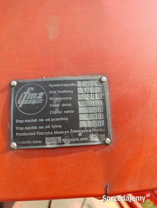 Kombajn bizon z056 Zbożowe Mońki