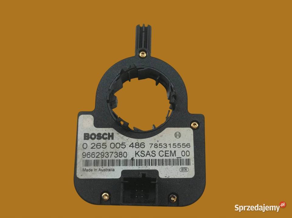 CZUJNIK SENSOR KĄTA SKRĘTU 0265005486 9662937380 Rok produkcji 2007 świętokrzyskie