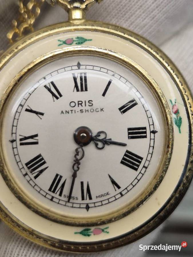 Zabytkowy zegarek wiszący Oris Chorzów