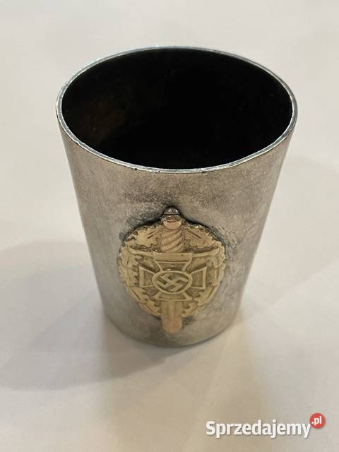 Posrebrzany kielich Wellner III Rzesza Kraków