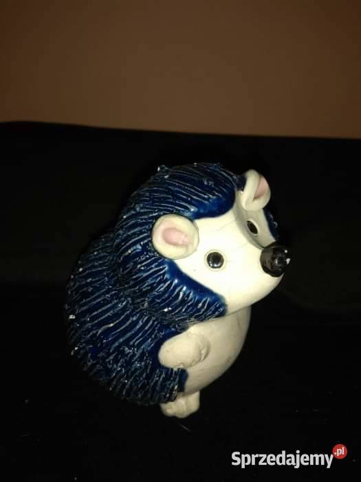 Figurka Jeża Kobalt Ceramika pomorskie Gdańsk sprzedam
