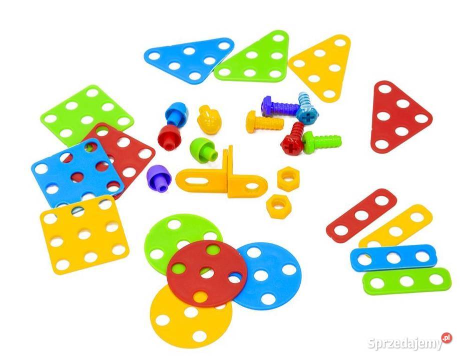 Puzzle konstrukcyjne w pudełku z narzędziami 193 Zabawki Poznań