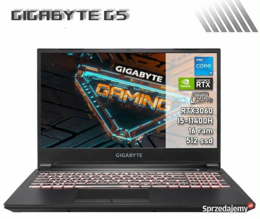 Laptop Gigabyte G5 do negocjacji