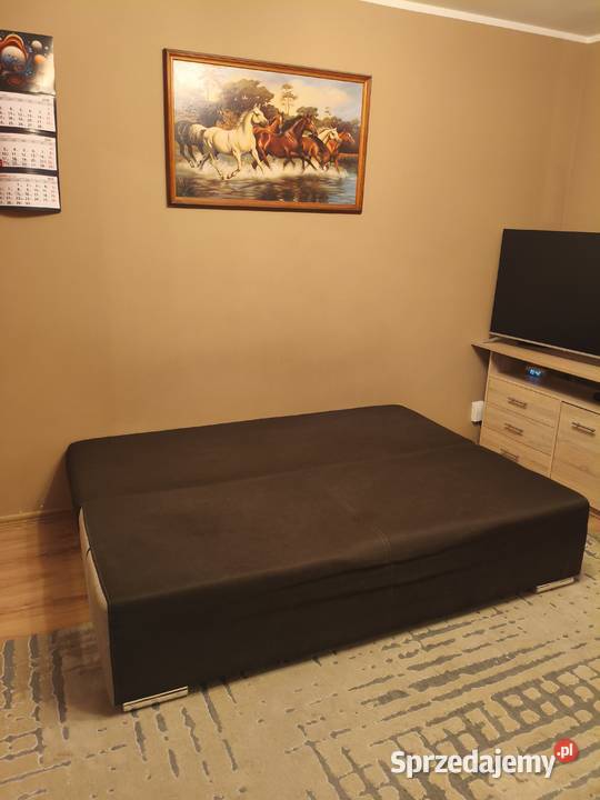 Brązowa sofa z funkcją spania Warszawa