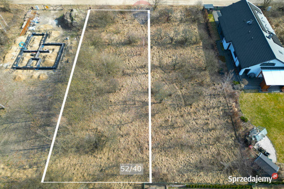 DZIAŁKA BUDOWLANA Z MPZP I WSZYSTKIMI MEDIAMI Baszkówka