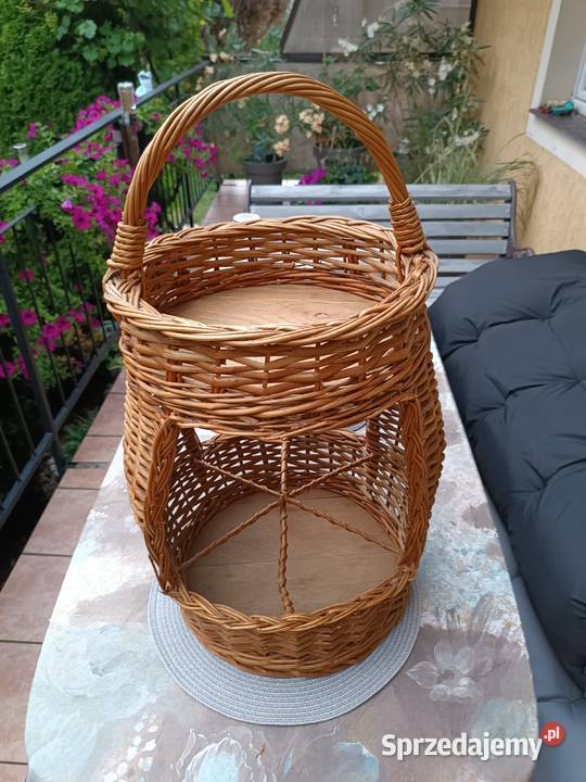 kosz wiklinowy Barek Biblioteczka legowisko