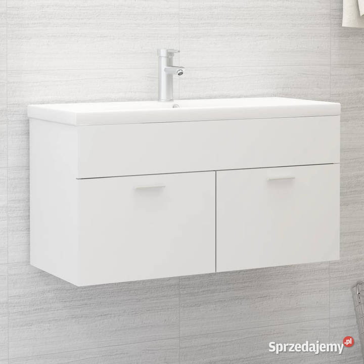 Szafka pod umywalkę biała 90x385x46 WM804665 mazowieckie Warszawa