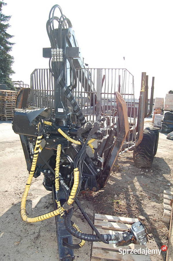 Przyczepa leśna PALMS 13D 572 Dzwig mazowieckie