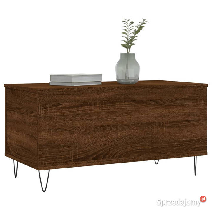 Stolik kawowy brązowy dąb 90x445x45 WM830979