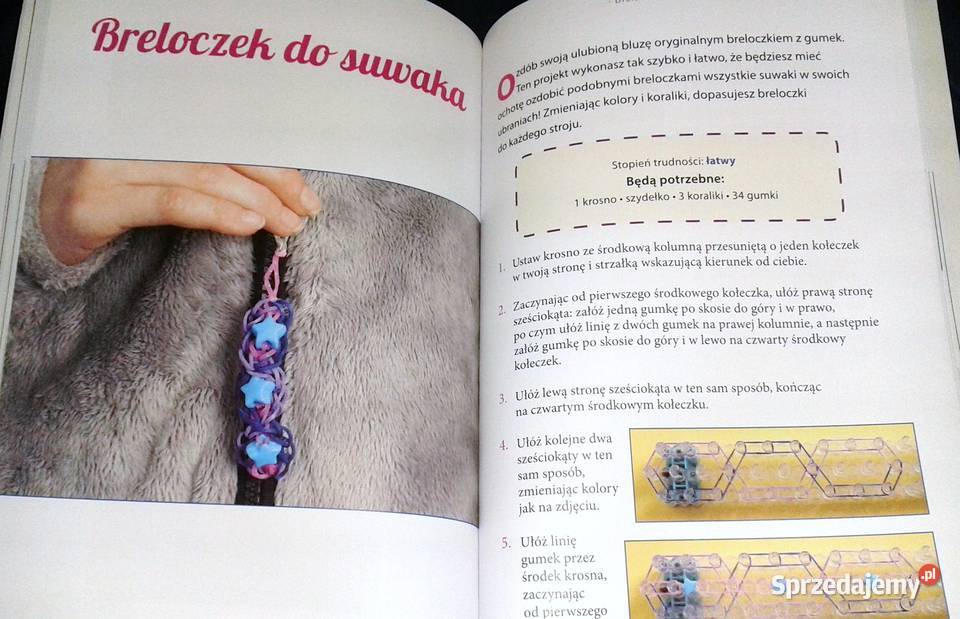 Magiczne gumki loom Ozdoby John McCann Becky Chełm