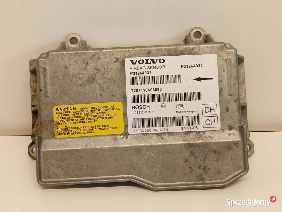 VOLVO V70 31264932 MODUŁ PODUSZEK SENSOR AIR BAG sprzedam