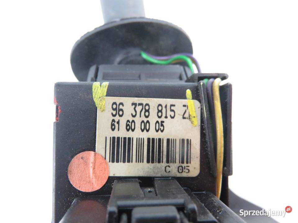 PRZEŁĄCZNIK ZESPOLONY PEUGEOT 607 9631626080 Panele sterowania, przełączniki małopolskie