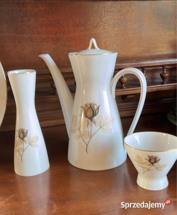 Wyższy wazon Rosenthal Schattenrose Form 2000 Gdańsk