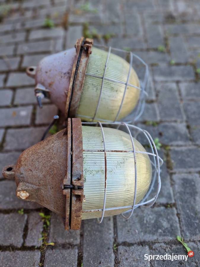 Para Starych lamp przemysłowych Szczecinek